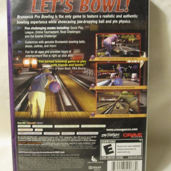 Xbox 360 Kinect Video Game: Brunswick Pro Bowling - Picture 4 of 4